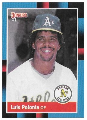 Polonia, Luis / 1988 Oakland Athletics / Donruss #425