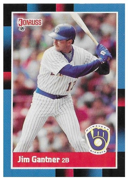 Gantner, Jim / 1988 Milwaukee Brewers / Donruss #214