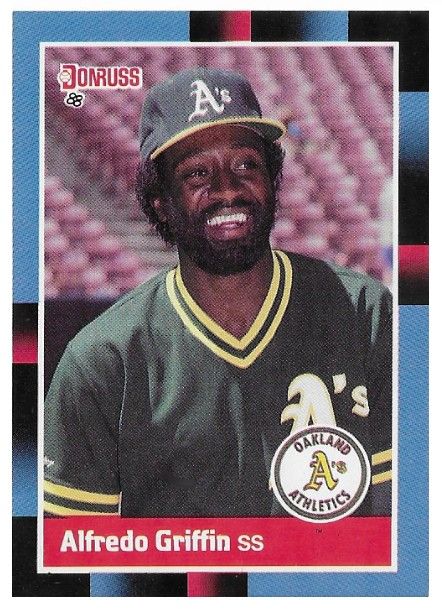 Griffin, Alfredo / 1988 Oakland Athletics / Donruss #226