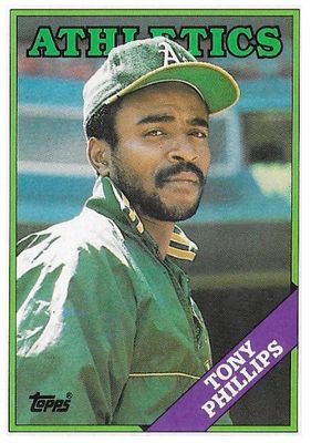 Phillips, Tony / 1988 Oakland Athletics / Topps #673