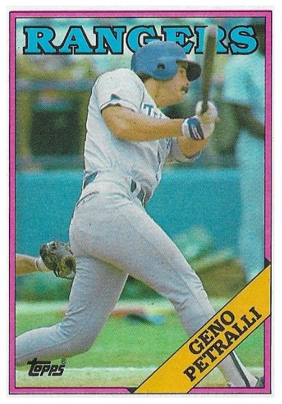 Petralli, Gene / 1988 Texas Rangers / Topps #589