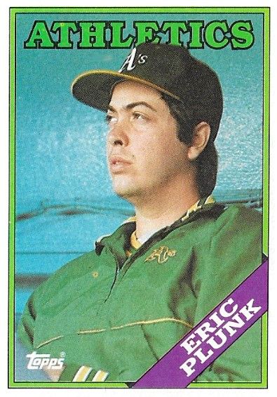 Plunk, Eric / 1988 Oakland Athletics / Topps #173