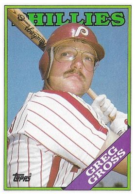 Gross, Greg / 1988 Philadelphia Phillies / Topps #518