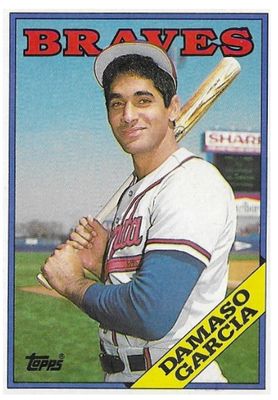 Garcia, Damaso / 1988 Atlanta Braves / Topps #241