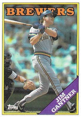 Gantner, Jim / 1988 Milwaukee Brewers / Topps #337