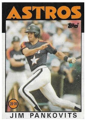 Pankovits, Jim / 1986 Houston Astros / Topps #618