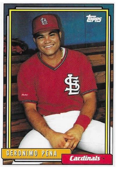 Pena, Geronimo / 1992 St. Louis Cardinals / Topps #166
