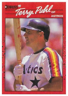 Puhl, Terry / 1990 Houston Astros / Donruss #354