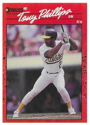 Phillips, Tony / 1990 Oakland Athletics / Donruss #91