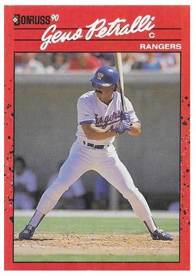Petralli, Geno / 1990 Texas Rangers / Donruss #56