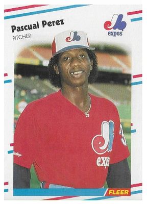 Perez, Pascual / 1988 Montreal Expos / Fleer #192