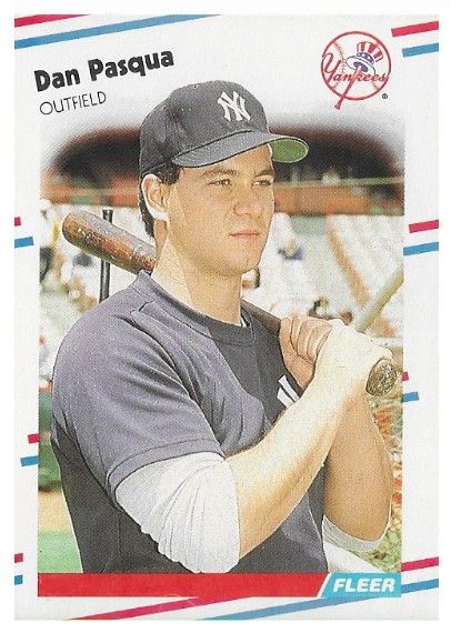 Pasqua, Dan / 1988 New York Yankees / Fleer #217
