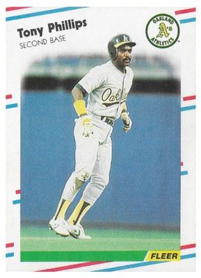 Phillips, Tony / 1988 Oakland Athletics / Fleer #290