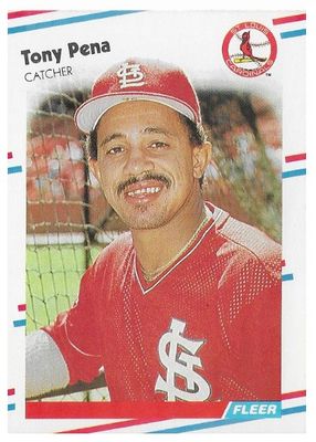 Pena, Tony / 1988 St. Louis Cardinals / Fleer #45