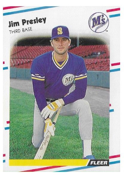 Presley, Jim / 1988 Seattle Mariners / Fleer #385