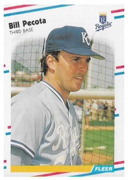 Pecota, Bill / 1988 Kansas City Royals / Fleer #264