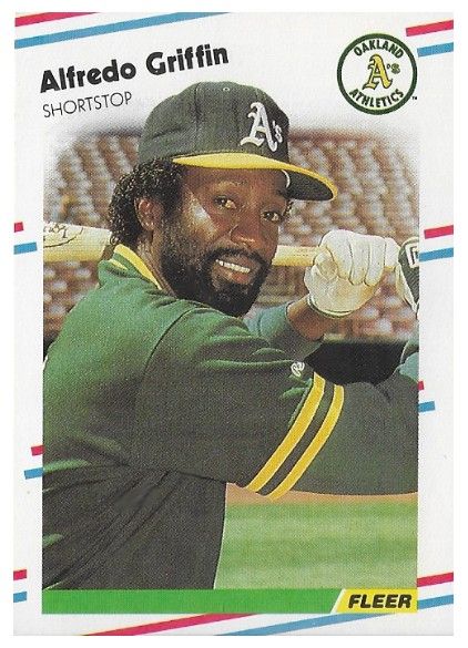 Griffin, Alfredo / 1988 Oakland Athletics / Fleer #280