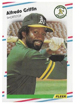 Griffin, Alfredo / 1988 Oakland Athletics / Fleer #280