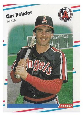 Polidor, Gus / 1988 California Angels / Fleer #501