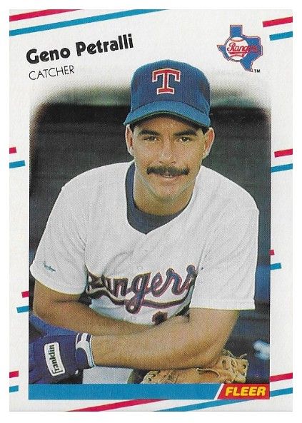 Petralli, Geno / 1988 Texas Rangers / Fleer #477