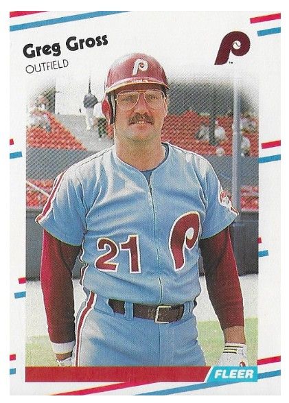 Gross, Greg / 1988 Philadelphia Phillies / Fleer #302