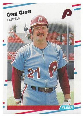 Gross, Greg / 1988 Philadelphia Phillies / Fleer #302