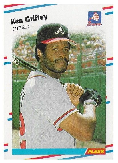 Griffey, Ken (Sr.) / 1988 Atlanta Braves / Fleer #540