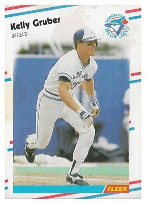 Gruber, Kelly / 1988 Toronto Blue Jays / Fleer #111