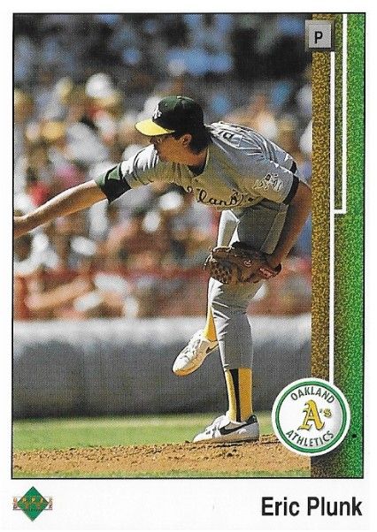 Plunk, Eric / 1989 Oakland Athletics / Upper Deck #353