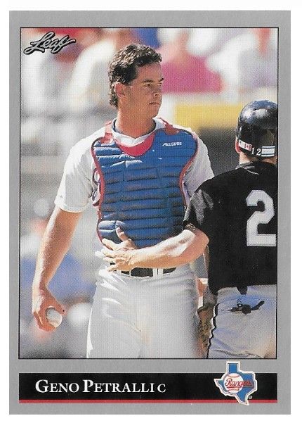 Petralli, Geno / 1992 Texas Rangers / Leaf #357