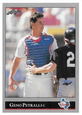 Petralli, Geno / 1992 Texas Rangers / Leaf #357