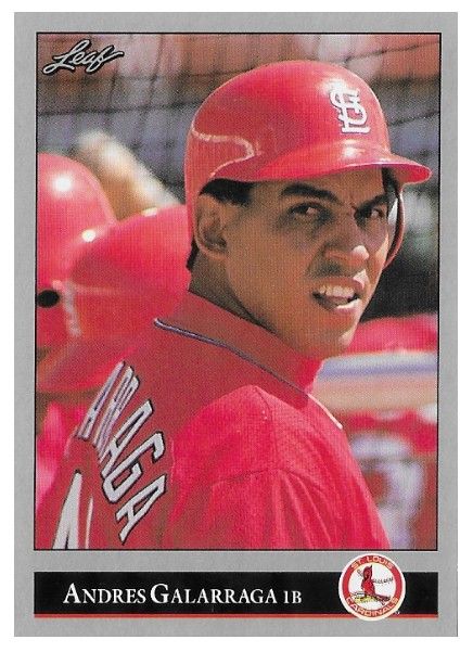 Galarraga, Andres / 1992 St. Louis Cardinals / Leaf #449