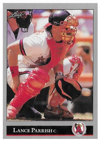 Parrish, Lance / 1992 California Angels / Leaf #269