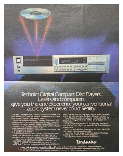 Technics / Technics Digital Compact Disc Players / 1984