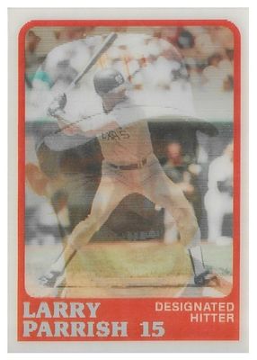 Parrish, Larry / 1988 Texas Rangers / Sportflics #49