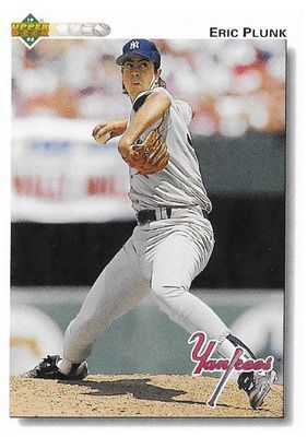 Plunk, Eric / 1992 New York Yankees / Upper Deck #608