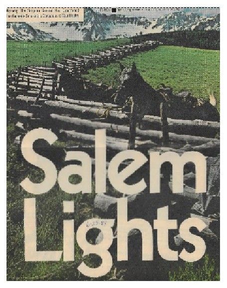 Salem / Salem Lights--Horse with Fencing / 1981