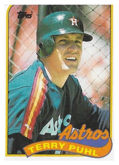 Puhl, Terry / 1989 Houston Astros / Topps #119