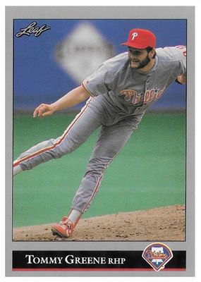 Greene, Tommy / 1992 Philadelphia Phillies / Leaf #292