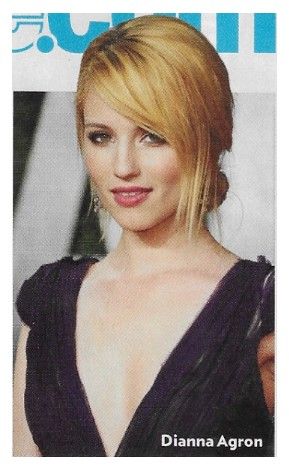 Agron, Dianna / Closeup--Dark Blue Top / 2011