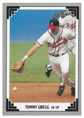 Gregg, Tommy / 1991 Atlanta Braves / Leaf #144