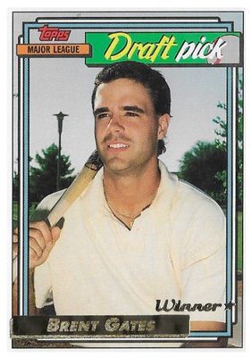 Gates, Brent / 1992 Oakland Athletics / Topps #216