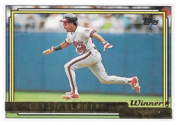 Polonia, Luis / 1992 California Angels / Topps #37