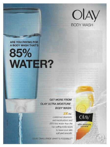 Olay / Ultra Moisture Body Wash / 2010