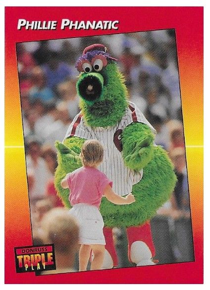 Phillie Phanatic / 1992 Philadelphia Phillies / Triple Play #133
