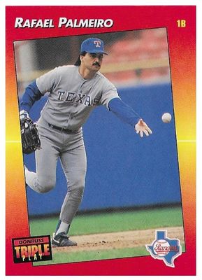 Palmeiro, Raphael / 1992 Texas Rangers / Triple Play #183