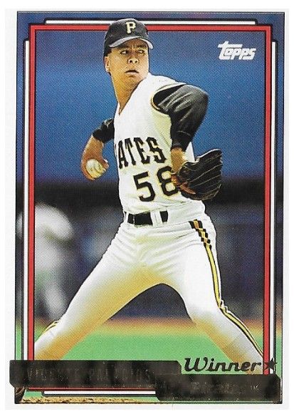 Palacios, Vicente / 1992 Pittsburgh Pirates / Topps #582