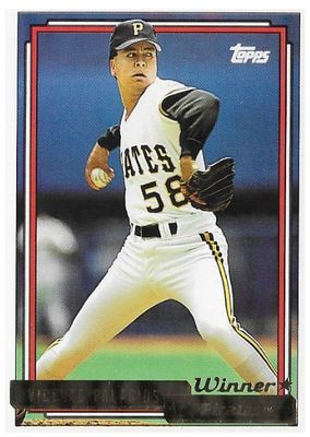 Palacios, Vicente / 1992 Pittsburgh Pirates / Topps #582