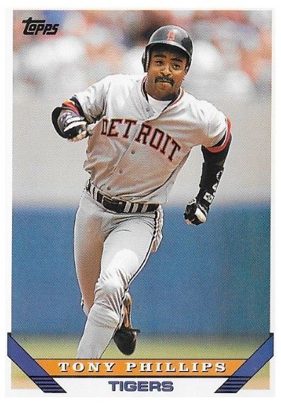 Phillips, Tony / 1993 Detroit Tigers / Topps #189