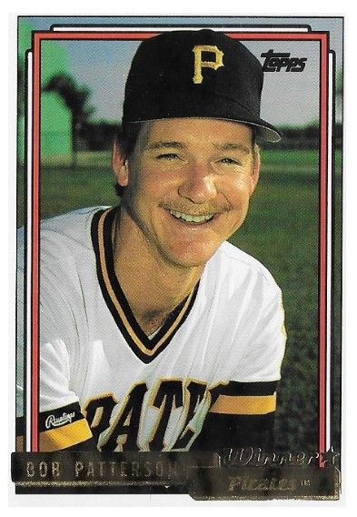 Patterson, Bob / 1992 Pittsburgh Pirates / Topps #263